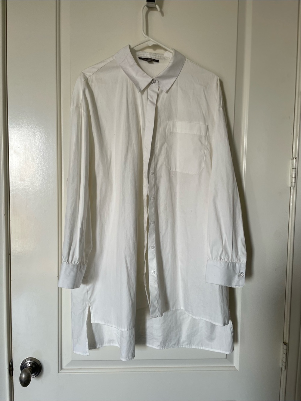 Grey Collection Classic White Tunic Shirt